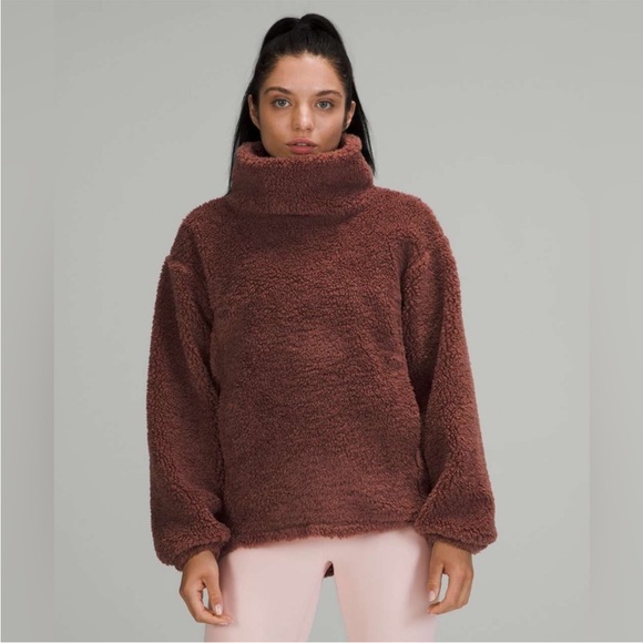 Lululemon Warmth Restore Smokey Topaz Sherpa Pullover - Picture 1 of 7